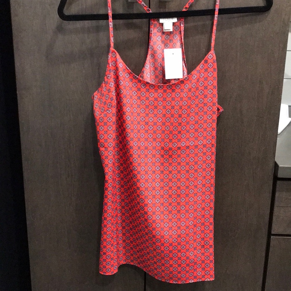 Patterned J Crew Tank